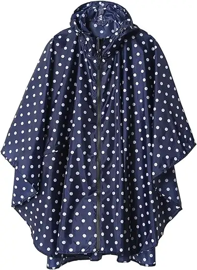 SaphiRose Unisex Rain Poncho Raincoat Hooded for Adults Women - 71mddmc9vwl._ac_sy550_